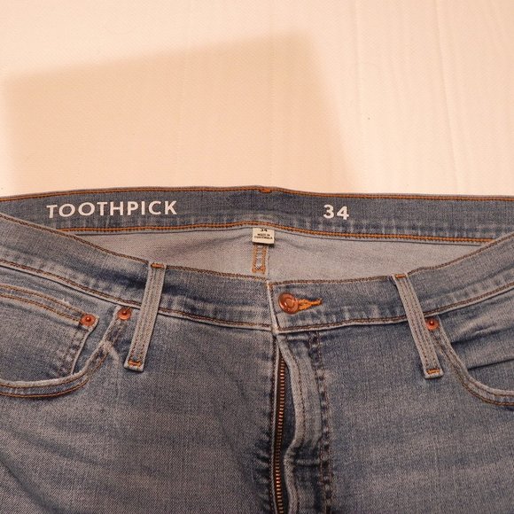 10" toothpick jean in Mykonos wash - Picture 4 of 4